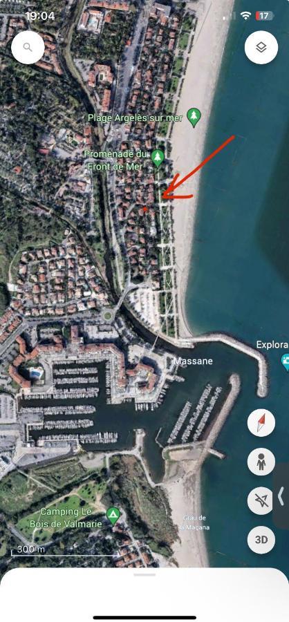 Ferienwohnung Les Pieds Dans Le Sable Argelès-sur-Mer Exterior foto